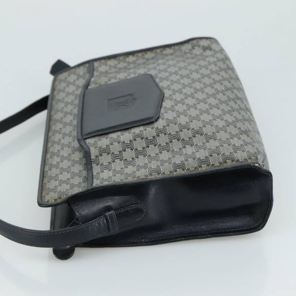 CELINE Macadam Canvas Shoulder Bag Coated Canvas Navy - Picture 4 of 16